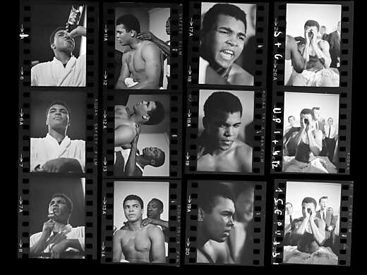 Muhammad Ali, Kontaktabzug 1967. Fotos: Siegfried Kuhn